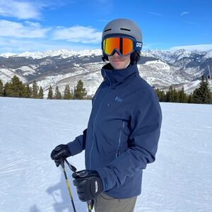 Ski jacket Helly Hansen navy blue S Men